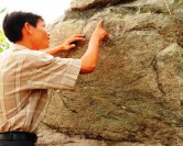 Hòn đá khắc chữ cổ ở Gia Lai lại gây chú ý